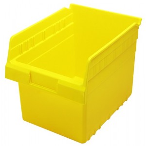 STORE-MAX 8'' Shelf Bin 11-5/8" x 8-3/8" x 8" Yellow