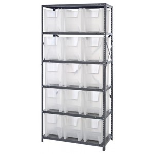 Clear-view giant stack container system 18" x 36" x 75"