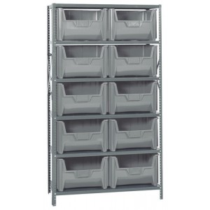 Bin Storage Center 18" x 42" x 75" Gray