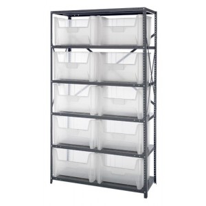 CLEAR-VIEW Bin Storage Center 18" x 42" x 75"