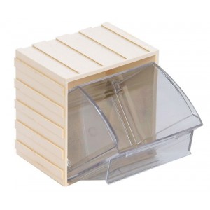Individual Tip Out Bin 3-5/8" x 4-1/16" x 4-1/4" Ivory
