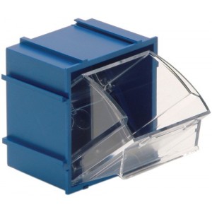 Individual Tip Out Bin 2-3/8" x 2-13/16" x 3" Blue