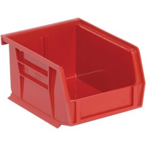 Ultra Stack and Hang Bin 5" x 4-1/8" x 3" Red