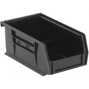 Ultra Stack and Hang Bin 7-3/8" x 4-1/8" x 3" Black