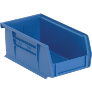 Ultra Stack and Hang Bin 7-3/8" x 4-1/8" x 3" Blue