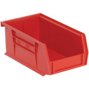 Ultra Stack and Hang Bin 7-3/8" x 4-1/8" x 3" Red