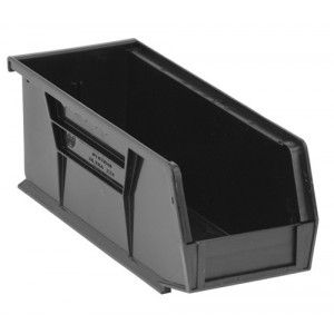 Ultra Stack and Hang Bin 10-7/8" x 4-1/8" x 4" Black