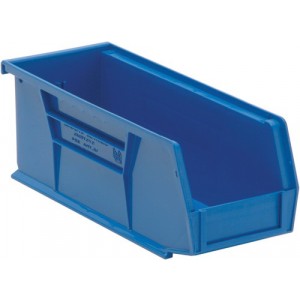 Ultra Stack and Hang Bin 10-7/8"" x 4-1/8"" x 4"" Blue