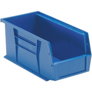 Ultra Stack and Hang Bin 10-7/8"" x 5-1/2"" x 5"" Blue