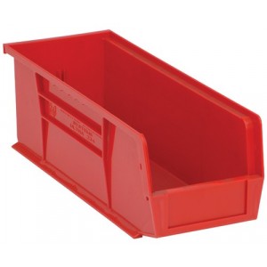 Ultra Stack and Hang Bin 14-3/4" x 5-1/2" x 5" Red