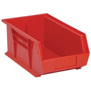 Ultra Stack and Hang Bin 13-5/8" x 8-1/4" x 6" Red