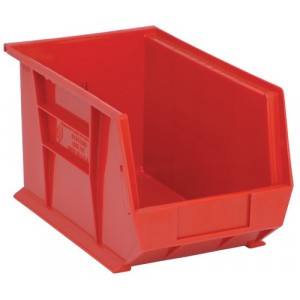 Ultra Stack and Hang Bin 13-5/8" x 8-1/4" x 8" Red