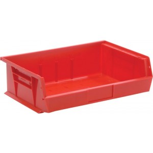 Ultra Stack and Hang Bin 10-7/8" x 16-1/2" x 5" Red