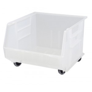 Mobile Clear-View Ultra Stack and Hang Bin 18" x 16-1/2" x 11"