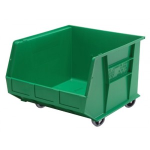 Mobile Ultra Stack and Hang Bin 18" x 16-1/2" x 11" Green
