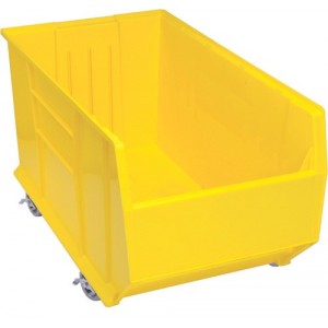 Mobile Hulk Container 35-7/8" x 19-7/8" x 17-1/2" Yellow