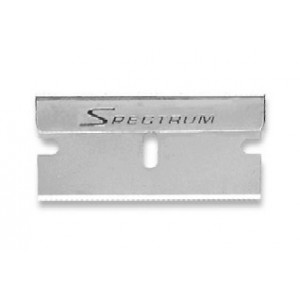 Razor Blade #12 Single Edge 2-Notch Heavy Duty Clamshell 100/BX