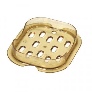 Drain Trays, 6 7/8x6 3/8, Amber
