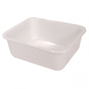 Food/Tote Boxes, 11qt, 12-3/8w x 5-3/8d x 14-3/8h, White