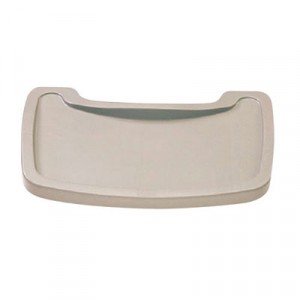 Sturdy Chair Microban Youth Seat Tray, Plastic, Platinum