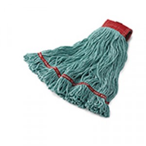 Swinger Loop Wet Mop Heads, Large, Green, Cotton/Synthetic Blend