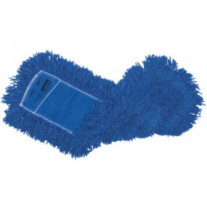 Twisted Loop Blend Dust Mop, Synthetic, 24x5, Blue