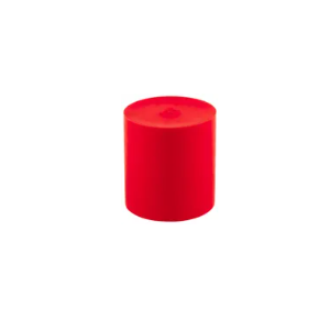 Cap QTC120Q1 Threaded Red LDPE 1 Thread Size 2000/BX