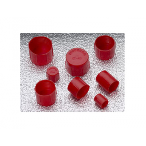 Cap LDPE 0.875"x.68" Threaded Red CD-10 5000/CS