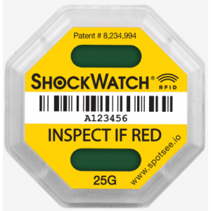 ShockWatch RFID 25G (Yellow) 100/BX