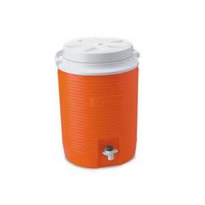 Victory Jug, 9 3/4dia x 13 1/4h, Orange