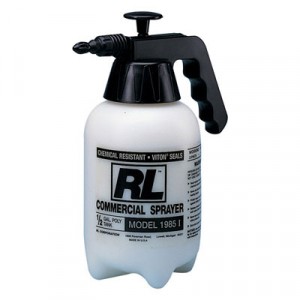 Hand Sprayer with Adjustable Nozzle, Polyethylene, 64 oz, Black/White