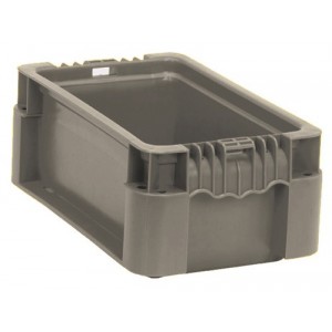 Heavy-Duty Straight Wall Stacking Container 12" x 7-1/2" x 5"
