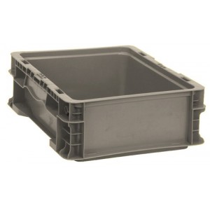 Heavy-Duty Straight Wall Stacking Container 12" x 15" x 5"
