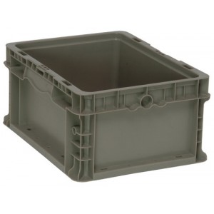 Heavy-Duty Straight Wall Stacking Container 12" x 15" x 7-1/2"