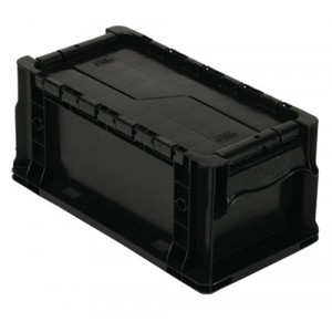 Heavy-Duty Straight Wall Stacking Container 13-7/8" x 7-3/8" x 6-5/8"