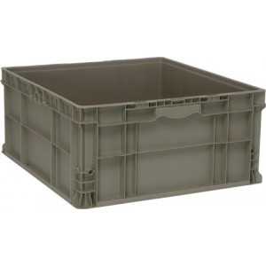 Heavy-Duty Straight Wall Stacking Container 24" x 22-1/2" x 11"