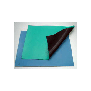 Mat Rubber Table 36x50' Rubber 2-Layer Green Static Dissipative