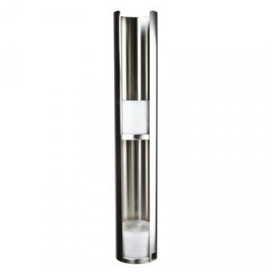 Wall-Mount Lid Dispenser, Stainless Steel