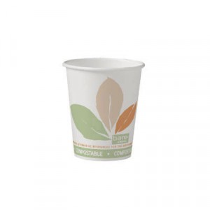 Bare Eco-Forward Paper Hot Cups, 10 oz., Bare Design, 50/Bag