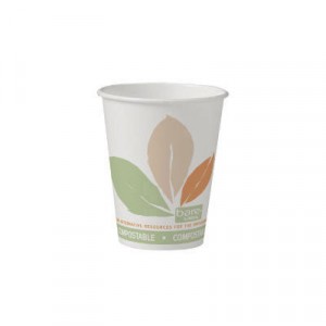 Bare Eco-Forward Paper Hot Cups, 8 oz., Bare Design, 50/Bag