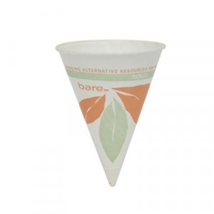 Eco-Forward Paper Cone Water Cups, 4.25oz, White, 200/Sleeve