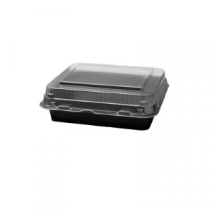 Specialty Containers, Black/Clear, 18oz, 6.22w x 5.91d x 2.09h
