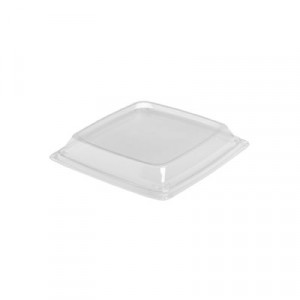 Expressions CF Container Lids, Clear, 7.49w x 7.49d x 1.18h