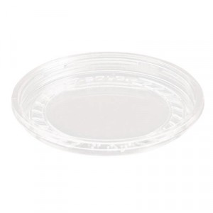Bare Eco-Forward RPET Deli Container Lids, 8oz, Clear, 50/Pack