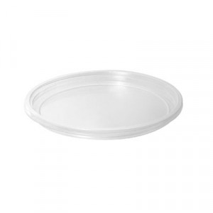 Recessed Plastic Cup Lids, 8-16oz Cups, Clear