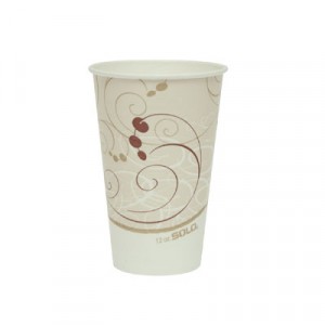 Symphony Paper Cups, 12oz, Beige, 100/Bag