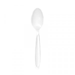 Reliance Mediumweight Cutlery, Standard Size, Teaspoon, Boxed, White