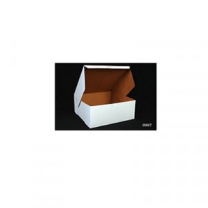 Cake Box 12x12x5 White Outside 100/PKG