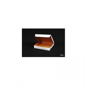 Lock-Corner Pizza Boxes, 8w x 8d x 1 1/2h, White