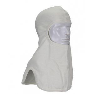 White Nomex/Lenzing Hood, 2-ply w/1-ply bib & full face opening
